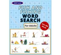 Fish and Fishing Word Search Puzzle Book: Word Searches with Easy to Read Print about Fishing, Aquariums, Fish Recipes, and more | 8x11 inches, 86 ... … Gifts for Vacations, Holidays, and Me Times