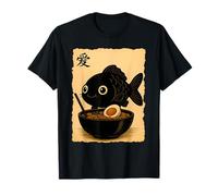 Fish Anime Cute Kawaii Fish Ramen Japanese Funny Graphic Camiseta
