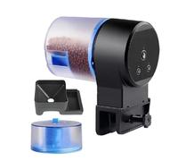 Fish Automatic Feeder, Aquarium Auto Timer Dispenser, Adjustable Precision Feeding System, Digital Programmable Fish Food Release Device Betta Turtle Koi Tank Care Home Office Use