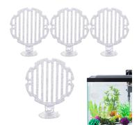 Fish Bed, Betta Tank Accessories, 4X Comfortable Aquarium Decor, Secure Leaf Resting, 1,57 pulgadas, for Spawning, Sleeping & Resting in Aquarium Landscaping