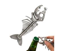Fish Bone Bottle Opener - Novelty Bar Tool, Kitchen Cap Remover Gadget