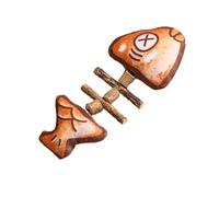 Fish Bone Cat Toy for Interactive Play and Teething | Realistic Kitten Plush Bone Toy for Fun and Entertainment | Simulated Fish Bone Toy for Boredom Relief and Cat Enrichment Activities