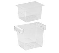 Fish Breeder Box - Fish Tank Isolation, Feeding Container Nursery with Divider Design, Aquarium Box for Fry Guppy Acclimation Betta Angelfish Shrimp, Care Use Aquariums