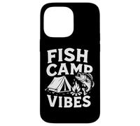Fish Camp Vibes - Camisa de Pesca para Acampar al Aire Libre, Viaje al Lago Carcasa para iPhone 14 Pro MAX
