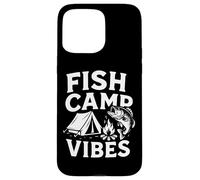 Fish Camp Vibes - Camisa de Pesca para Acampar al Aire Libre, Viaje al Lago Carcasa para iPhone 15 Pro MAX