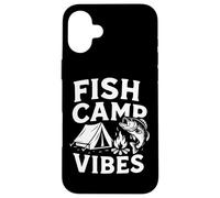 Fish Camp Vibes - Camisa de Pesca para Acampar al Aire Libre, Viaje al Lago Carcasa para iPhone 16 Plus