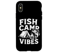 Fish Camp Vibes - Camisa de Pesca para Acampar al Aire Libre, Viaje al Lago Carcasa para iPhone X/XS