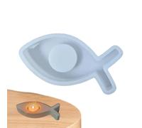 Fish Candle Holder Mold - Silicone Animal Stand Mold, Epoxy Casting DIY Creative Reusable Tool For Wax Resin Chocolate Candy Gypsum Crafts| Molds With Durable Flexible Material Resin Wax Crafting