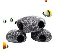 Fish Cave,Shelter Tunnel Sturdy Structure Decoration Aesthetic,Aquarium Cave | Aquatic Shelter For Shrimp Reptile Snake Terrarium Saltwater Freshwater