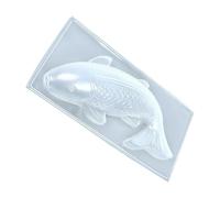 Fish Chocolate Mold - PP 13.77x6.88 Inches, Carp Candy Mould, Easy Release Baking Mold | Pastry Craft Tool For Rice Cake, Moon Cake, Chocolate, Jelly, Festival Celebrations, Home Baking