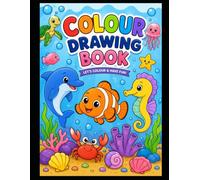 Fish Coloring Book for Kids Ages 3-6: Fun and Easy Ocean Fish Coloring Pages for Toddlers and Preschoolers | Cute Sea Animals, Big Simple Designs, Creative Screen-Free Activity