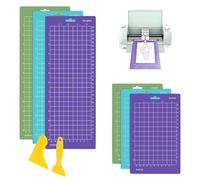 FISH DRAGATE 6 pcs alfombrillas de corte,3 colores tapete de corte para cricut joy,tapete de corte con espátula,estera de corte adhesivo,repuestos para manualidades