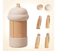 FISH DRAGATE paquete de 4 Botellas de viaje de para artículos de tocador,4 en 1 botes rellenables silicona,travel accesorios,240 ml,para champú, crema, líquidos y loción