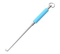 Fish - Extractor de anzuelos de acero inoxidable, resistente a la corrosión, para agua dulce, agua salada, río, lago, kayak, bajo, trucha, salmón, bagre