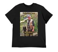Fish Fear Me, Cannibals Want Me Funny Fishing T-Shirt Black S