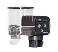 Fish Feeder, Dispenser Feeder, Automatic Rechargeable Adjustable Settings Precise Portions Waterproof Design Easy Setup, Food Dispenser for Tanks, Aquariums