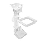 Fish Feeder, Feeding Dish, Sturdy Acrylic Anti-Scattering Design Adjustable Length Easy to Clean Material Multiple Sizes Strong Construction, Feeding Tube for Aquarium