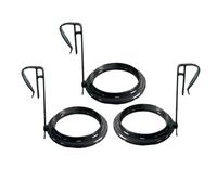 Fish Feeding Ring - PP 11 x 6.3 cm | 3 Pieces Clip On Floating Round Circle | Fish Tank Feeding Ring - For Frameless Aquarium Guppy Turtle Freshwater