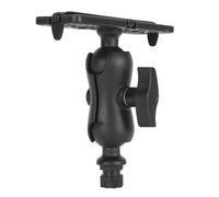 Fish Finder Mount Base Universal 360 Grados Bola giratoria Base Hex Base de buscador de Pescado electrónico para Botes Marinos Canoa Kayak Canoa Entreques de Pesca Silicona de