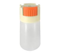 Fish Food Storage Bottle, Odorless Aquarium Feeder with Press Dispense Design and Measured Portion Control, Transparent and Quantitative, Made of Abs Material, 2.16 * 2 * 4.45in