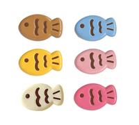 Fish Hair Clip, Taiyaki Hair Clips, Fish Style Grip, Clip Set with 6 Pieces, Cute Hairs Accessories with Strong Hold, Fishes Hairs Accessories, Girls Clips for Party Indoor Outdoor