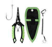 Fish Hook Remover Pliers, Rustproof Line Cutter With Heavy Duty Design | Split Ring Pliers Fishing Tools for Outdoor Ice Shore River Lake Angling Catfishing Fish Hook Remover Pliers, Rustproof Line