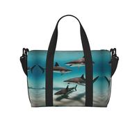 Fish in the Deep Sea - Bolso de mano cruzado para mujer, bolso de mano con cremallera, adecuado para el trabajo, viajes, fitness, viajes