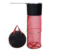 Fish Keeper - Canastas de red de , protectores de peces plegables de malla con enchufe de tierra, equipo de para reservorios, lagos, zanjas, arroyos