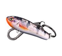 Fish Keyring Pendant | Realistic Angling-Inspired | Fisherman Fishing Bait Keychain | for Men Boys Adults Father's Day Christmas Travel Conmuting Classroom Backpack