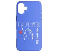 Fish Life Matter. Japanese Tuna Art Fisherman Marine Biology Carcasa para iPhone 16 Plus