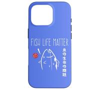 Fish Life Matter. Japanese Tuna Art Fisherman Marine Biology Carcasa para iPhone 16 Pro