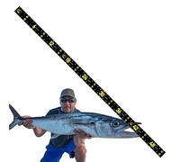 Fish Measuring Board - Compact 51 pulgadas plegable mate, fuerte Tear prueba de escala, Quick Dry Waterproof, flexible ligero construcción | Fishing Measuring Board For Kayaks Workbenches Boats Sho