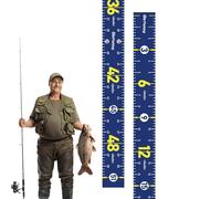 Fish Measuring Board - Compact 51 pulgadas plegable mate, fuerte Tear prueba de escala, Quick Dry Waterproof, flexible ligero construcción | Fishing Measuring Board For Kayaks Workbenches Boats Sho