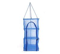 Fish Mesh Hanging Secador Net Food Deshidratador, 4 Plegable Nevera Secado Vegetal Pescado Platos Malla Colgante Red Natural Seco Alimento