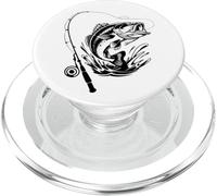 Fish On Worries Gone Funny Relajante Alivio del estrés Pesca PopSockets PopGrip para MagSafe