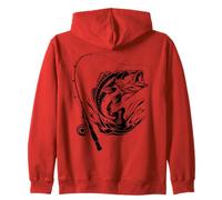 Fish On Worries Gone Funny Relajante Alivio del estrés Pesca Sudadera con Capucha