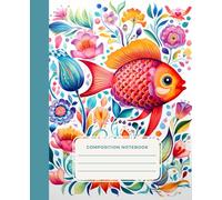 Fish Out of Water Composition Notebook: 7.5 x 9.25 Lined, College-Ruled Journal