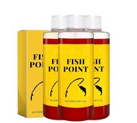 Fish Point Liquid, Concentrated Fish Attractant Spray, Fast-Acting Red Worm Formula, Supports Better Bite Response for Freshwater Fishing, 100ml (3ps)
