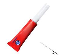 Fish Rod Glue, Waterproof Tip Repair, 0.1oz Pole Adhesive with Quick Dry, Ice Fishing Sealant with Clear Finish, Freshwater Rod Fix with Compact Style, Angling Accessory for Outdoor Fishing