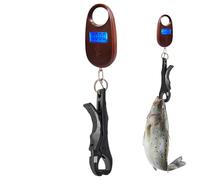 Fish Scale - 24cm Electronic Digital Fishing Scale | Portable High Precision ABS+Steel Material Weighs Up To 25kg Ergonomic Design Clear Display Accurate Measurements For Anglers Outdoors