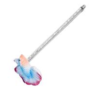 Fish Shape Training Stick Toy - Acuario Pared para Betta | Accesorio de resina interactiva para pantalla de combate, juego de tanques, ejercicios de ejercicio, decorativo, diversión acuática