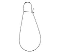 Fish Stringer Clips, Large Stainless Steel Giant Secure Lock Holders | Fish Stringer Replacement Clips for Saltwater Freshwater Shore Pier River Stream Pond Bass