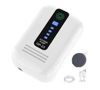 Fish Tank Air Pump - 4.13 Inch Aquarium Oxygen Aerator | USB Rechargeable Pump Single Hole - Adjustable 2l per Minute Airflow for Aquariums Hydroponics and Healthy Water Conditions