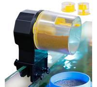 Fish Tank Automatisk Matare - Batteridriven | Aquarium Auto Food Dispenser För Betta Turtle Shrimp Pond Fish Semester Feed Device Weekend Hemskola Pet Store Användning Med Justerbara Timerinställninga