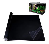 Fish Tank Background - Black Backdrop Sticker, Aquarium Tank Wallpaper