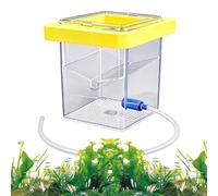 Fish Tank Breeder Box - ABS Floating Isolation Hatchery For Aquarium, Fry Incubator For Mother Fish With Divider Design - Acclimation Nursery Fîor Juvenile Fîish - Floating Divider