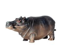 Fish Tank Bubbler, Oxygen Fish Pump, 5.71x2.17x2.56 Inches Resin Hippo, Pneumatic Air Stone, Realistic Aquarium Landscape Decoration for Living Room, Gallon Size