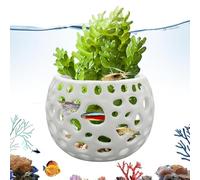 Fish Tank Cave - Aquarium Decoration Hideaway, Breeding Hollow & Resting Habitat with Natural Design, Shrimp & Small Fish Shelter, Underwater Ornament, Aquarium Accessory for Home Tank Play & Safety