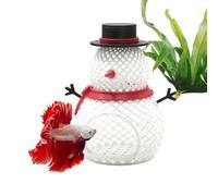 Fish Tank Cave - Christmas Snowman 3D Printed Hollow out Decoration