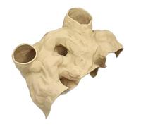 Fish Tank Cave - Shrimp Habitat Shelter, Acuario Landscape Ornament Decoration, Acuático Estructura Refugio Breeding Shelter | For Guppy Cory Small Cichlid Catfish Hermit Crab Reptile Terrarium